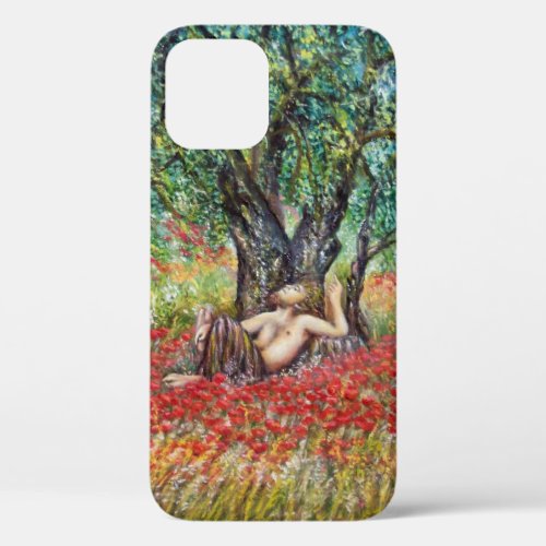 PAN OLIVE TREE AND POPPY FIELDS iPhone 12 CASE