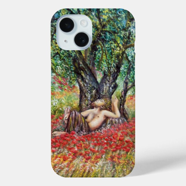 PAN, OLIVE TREE AND POPPY FIELDS Case-Mate iPhone CASE (Back)