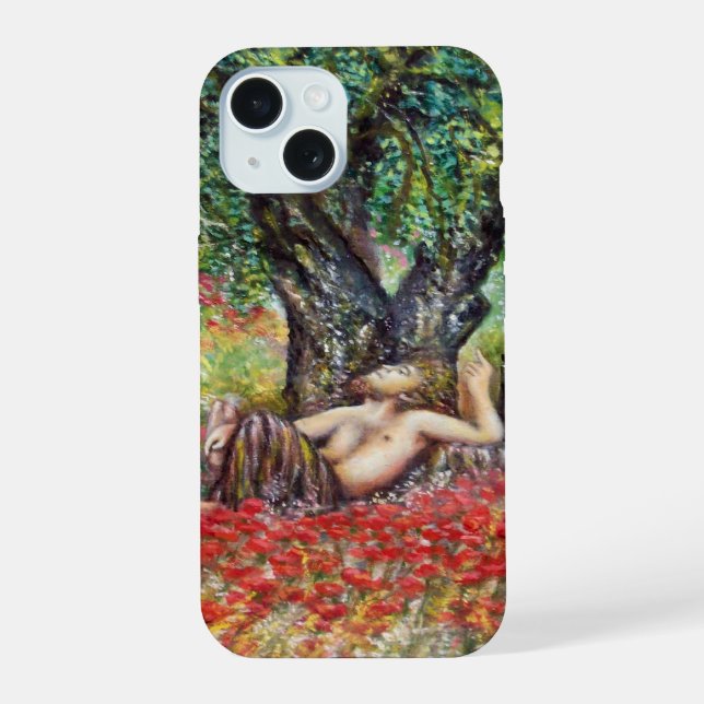 PAN, OLIVE TREE AND POPPY FIELDS IPHONE CASE (Back)