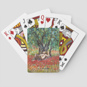 PAN, OLIVE TREE AND POPPY FIELDS POKER CARDS