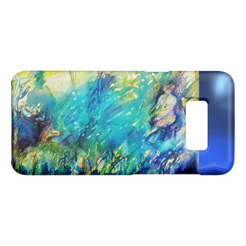 PAN PLAYING FLUTE AND DEER IN GREEN WOODLAND Case_Mate SAMSUNG GALAXY S8 CASE