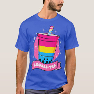 Pan Pride Bubble Tea Pansexual  1463 T-Shirt