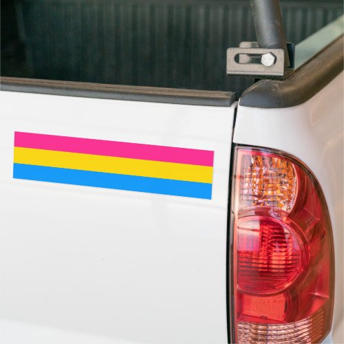 Pan Pride Bumper Sticker