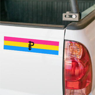 Pan Pride Bumper Sticker