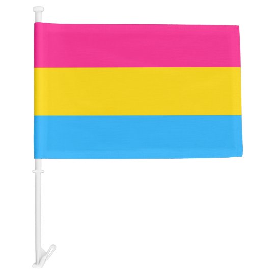 Pan Pride Car Flag | Zazzle.com