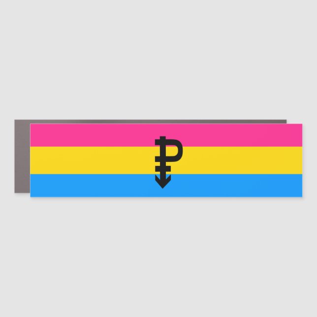Pan Pride Car Magnet (Front)