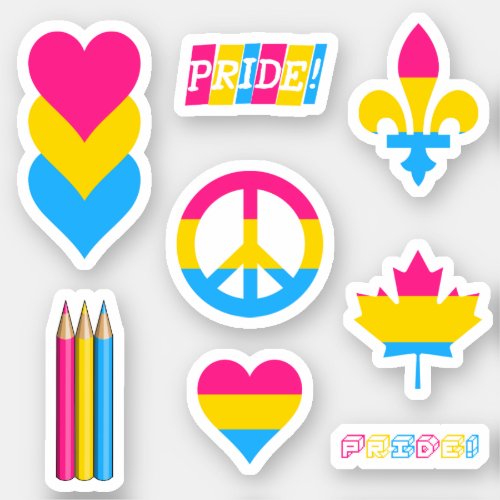 Pan Pride Designs II Sticker