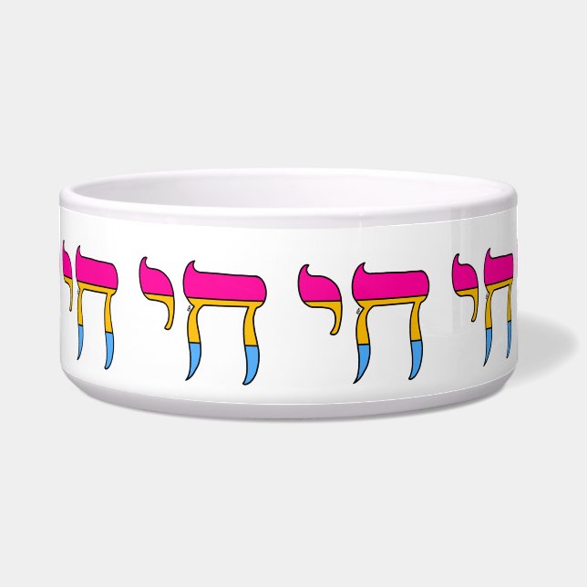 Pan Pride Flag Chai Bowl (Front)