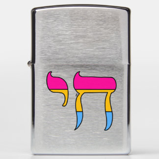 Pan Pride Flag Chai Zippo Lighter
