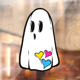Pan Pride Ghost Window Cling