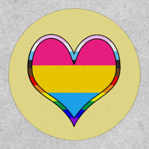 Pan Pride Heart Patch