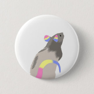 Pan Pride Rat Button