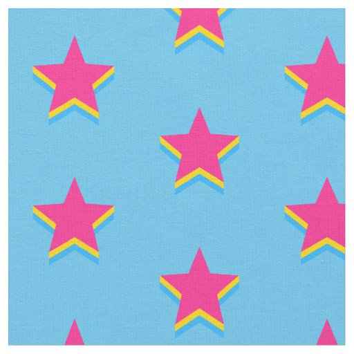 Pan pride stars fabric