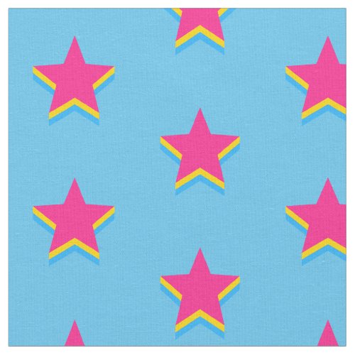 Pan pride stars fabric