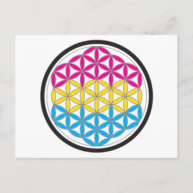 pan sacred geometry postcard (Front)