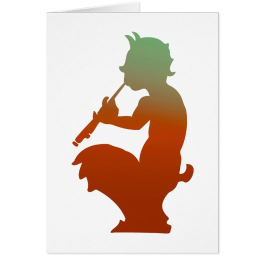 Pan Satyr Flöte Cards (Front)