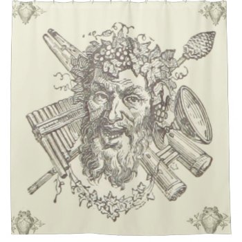 Pan Shower Curtain by Strangeart2015 at Zazzle