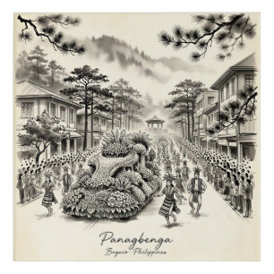 Panagbenga Festival Baguio Philippines Flower Fest Acrylic Print