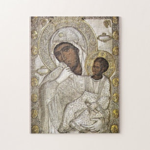 Panagia Paramythia Orthodox Christian Icon Jigsaw Puzzle
