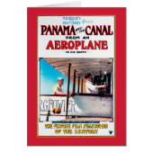 Panama and the Canal Aeroplane Movie Promo Poste (Front)