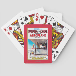 Panama and the Canal Aeroplane Movie Promo Poste Poker Cards