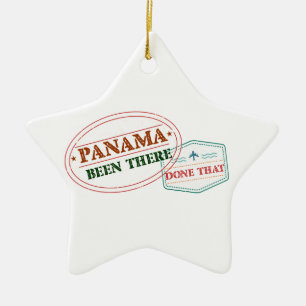 Panama Been There Done That Ceramic Ornament