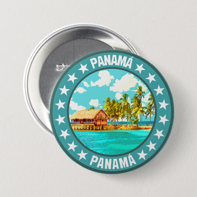 Panama                                             button (Front & Back)