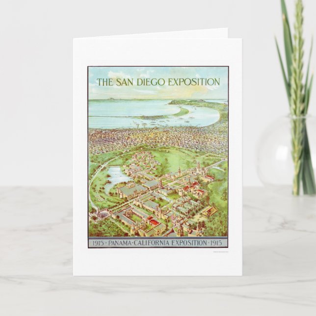 Panama - California Exposition in San Diego 1915 Card (Front)
