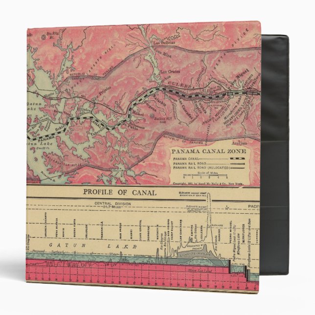 Panama Canal 3 Ring Binder (Front/Inside)