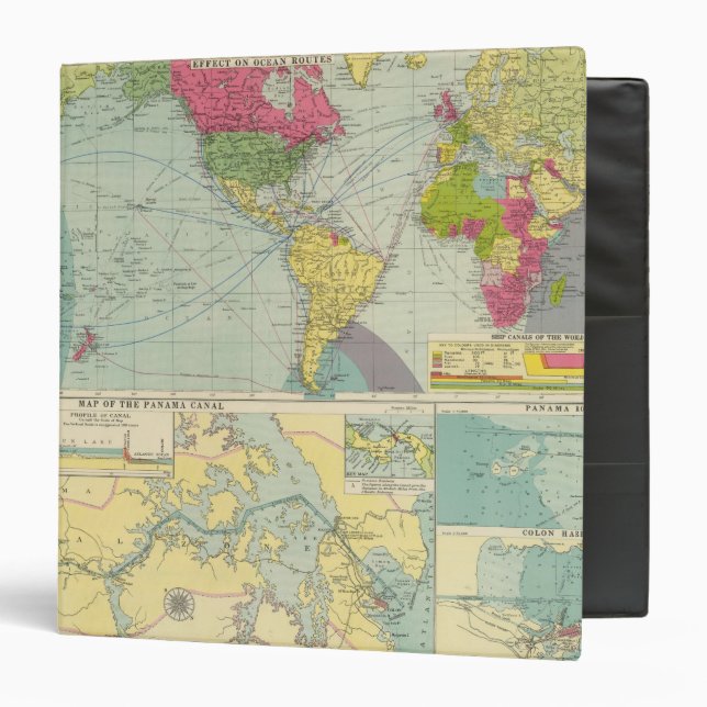 Panama Canal 3 Ring Binder (Front/Inside)