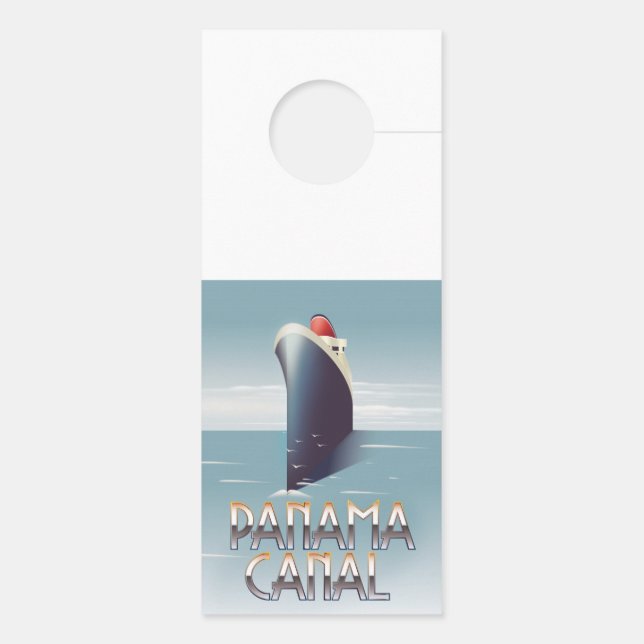 Panama Canal Door Hanger (Back)