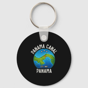 Panama Canal Est.1881 Keychain