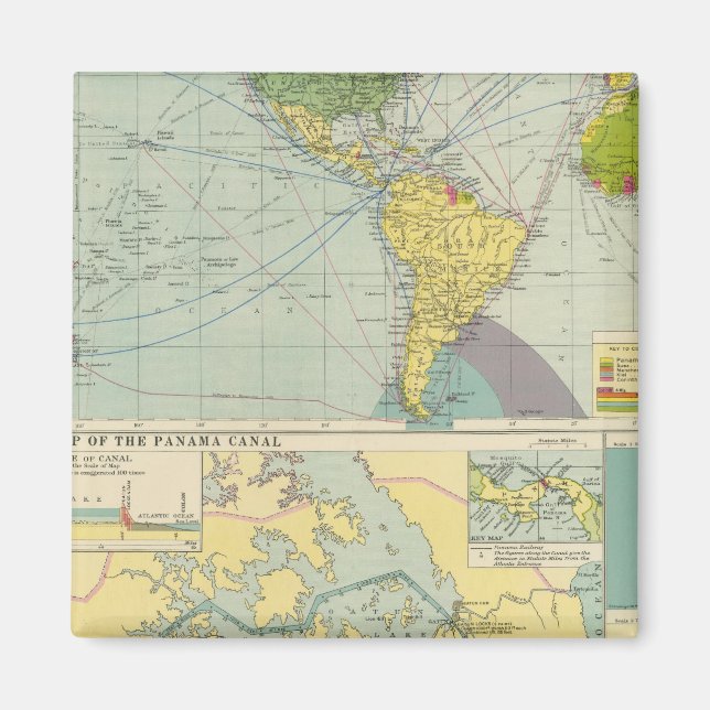 Panama Canal Magnet (Front)