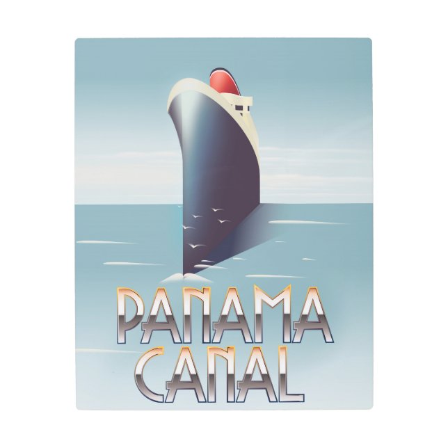 Panama Canal Metal Print (Front)