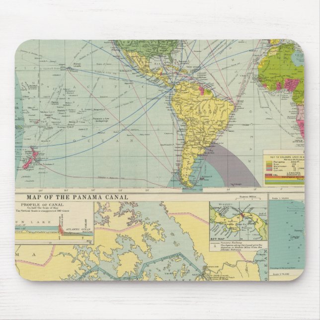 Panama Canal Mouse Pad (Front)