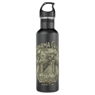 Panama Canal Open For Business 1914 Stainless Steel Water Bottle
