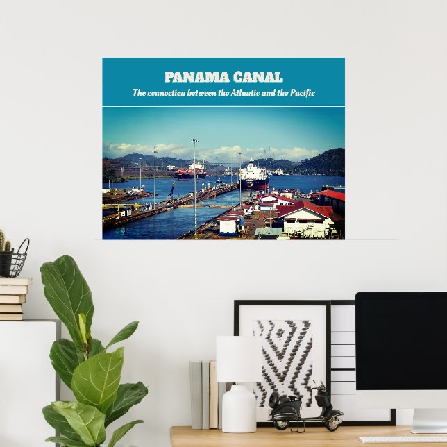 Panama Canal Poster (Home Office)