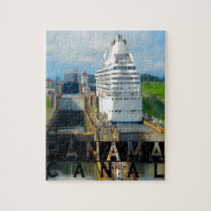Panama Canal Souvenir Jigsaw Puzzle