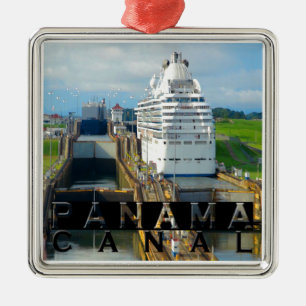 Panama Canal Souvenir Metal Ornament