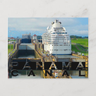 Panama Canal Souvenir Postcard
