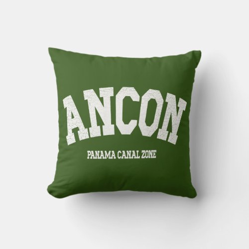 Panama Canal Zone Ancon Throw Pillow