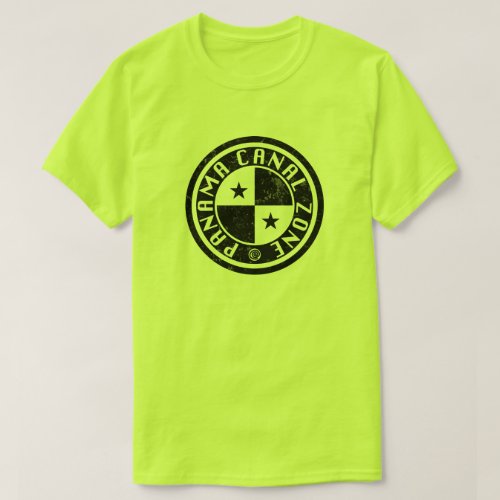 Panama Canal Zone Circle Design T_Shirt