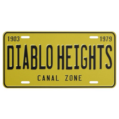 Panama Canal Zone Plates 60 Diablo Heights