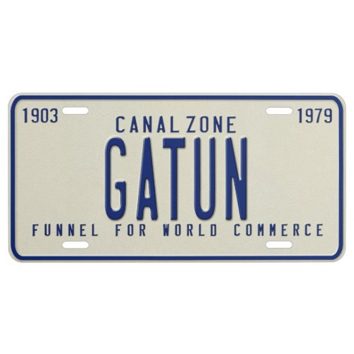 Panama Canal Zone Plates 70 Gatun