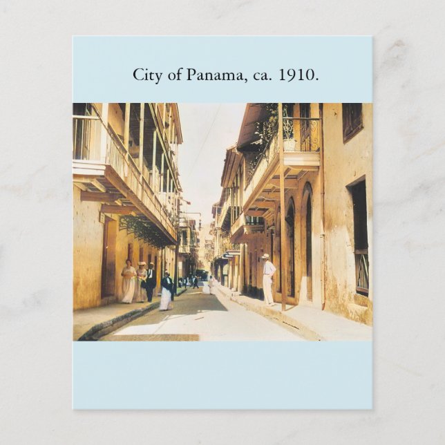 Panama Casco Viejo old photo repro Flyer (Front)