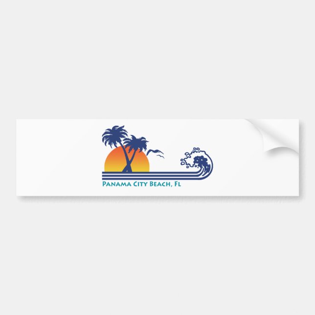 Panama City Beach Bumper Sticker (Front)