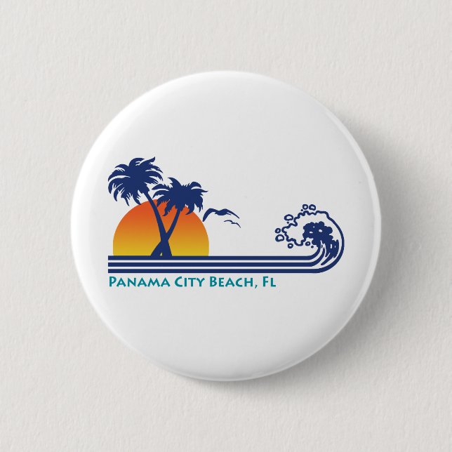 Panama City Beach Button (Front)