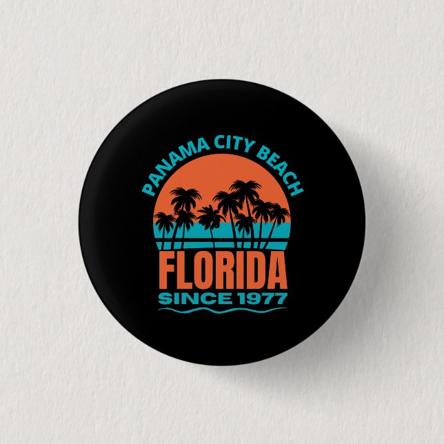 Panama City Beach Florida Button (Front)