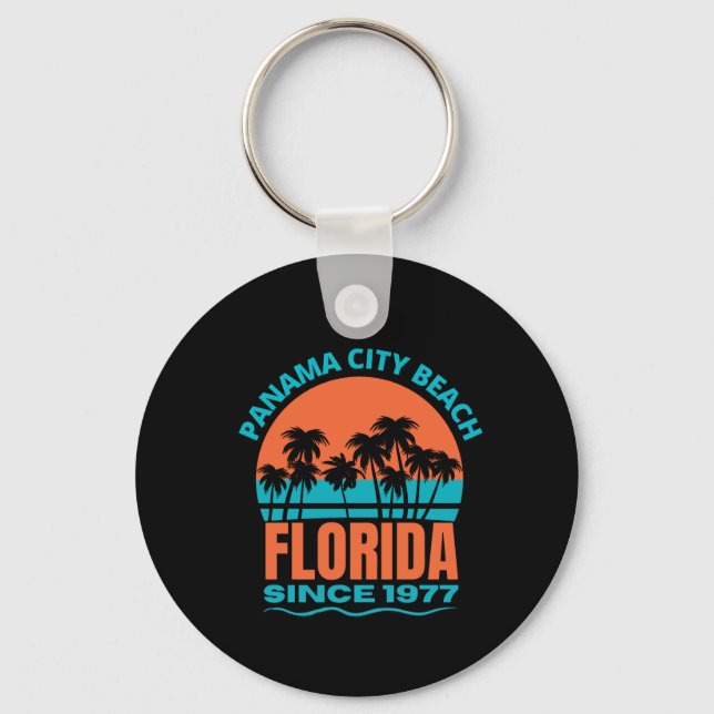Panama City Beach Florida Keychain (Front)