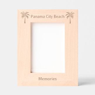 Panama City Beach Florida Laser Engraved frame